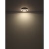 Globo Wiley Plafondlamp LED Grijs, Wit, 1-licht