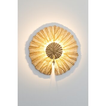 Holländer SESAM Muurlamp LED Goud, 2-lichts