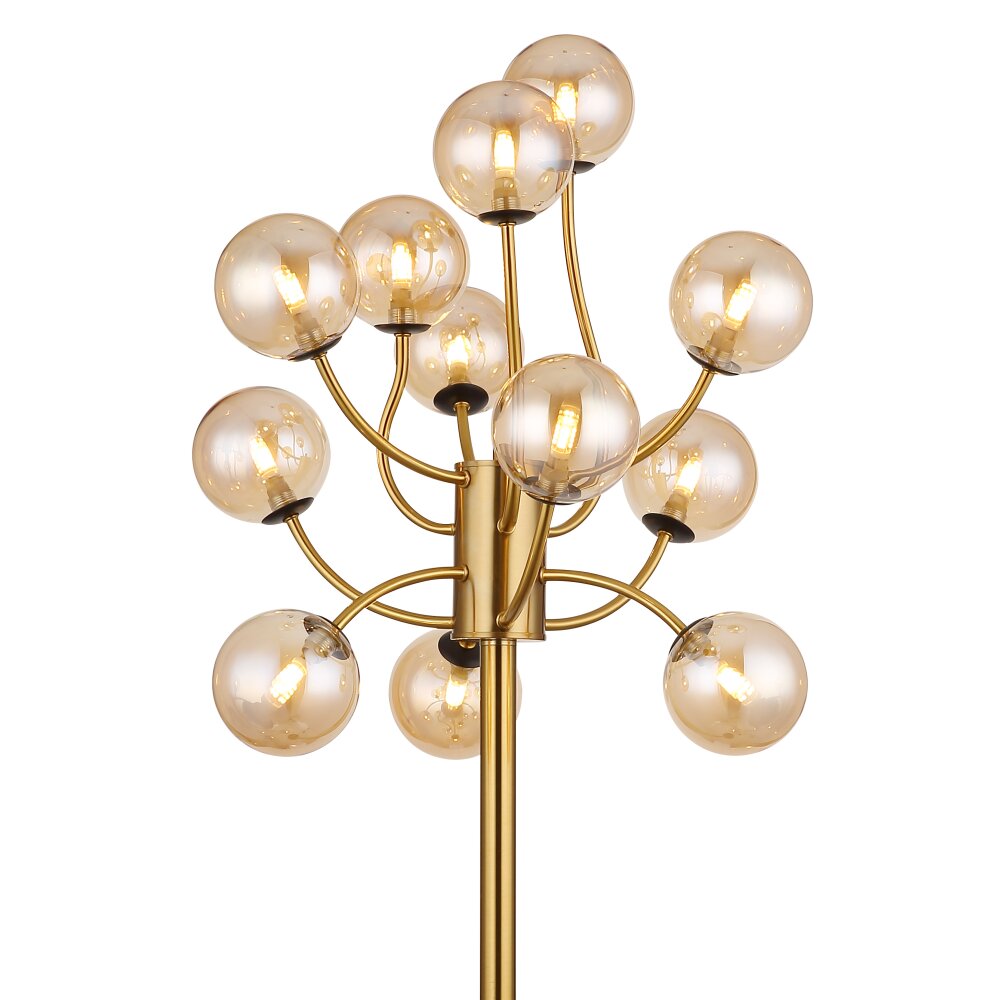 Globo Riha Staande lamp Goud, Messing, 12-lichts