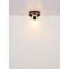 Globo Lucero Plafondlamp Zwart, 3-lichts