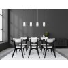 Globo Korben Hanglamp Wit, 4-lichts