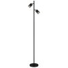 Globo Korben Staande lamp Zwart, 2-lichts