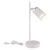 Globo Korben Tafellamp Wit, 1-licht