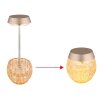 Globo Wanda Tafellamp LED Amber, 1-licht