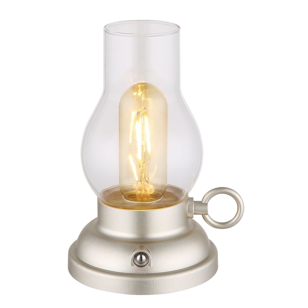 Globo Petro Tafellamp LED Champagne, 1-licht main product photo