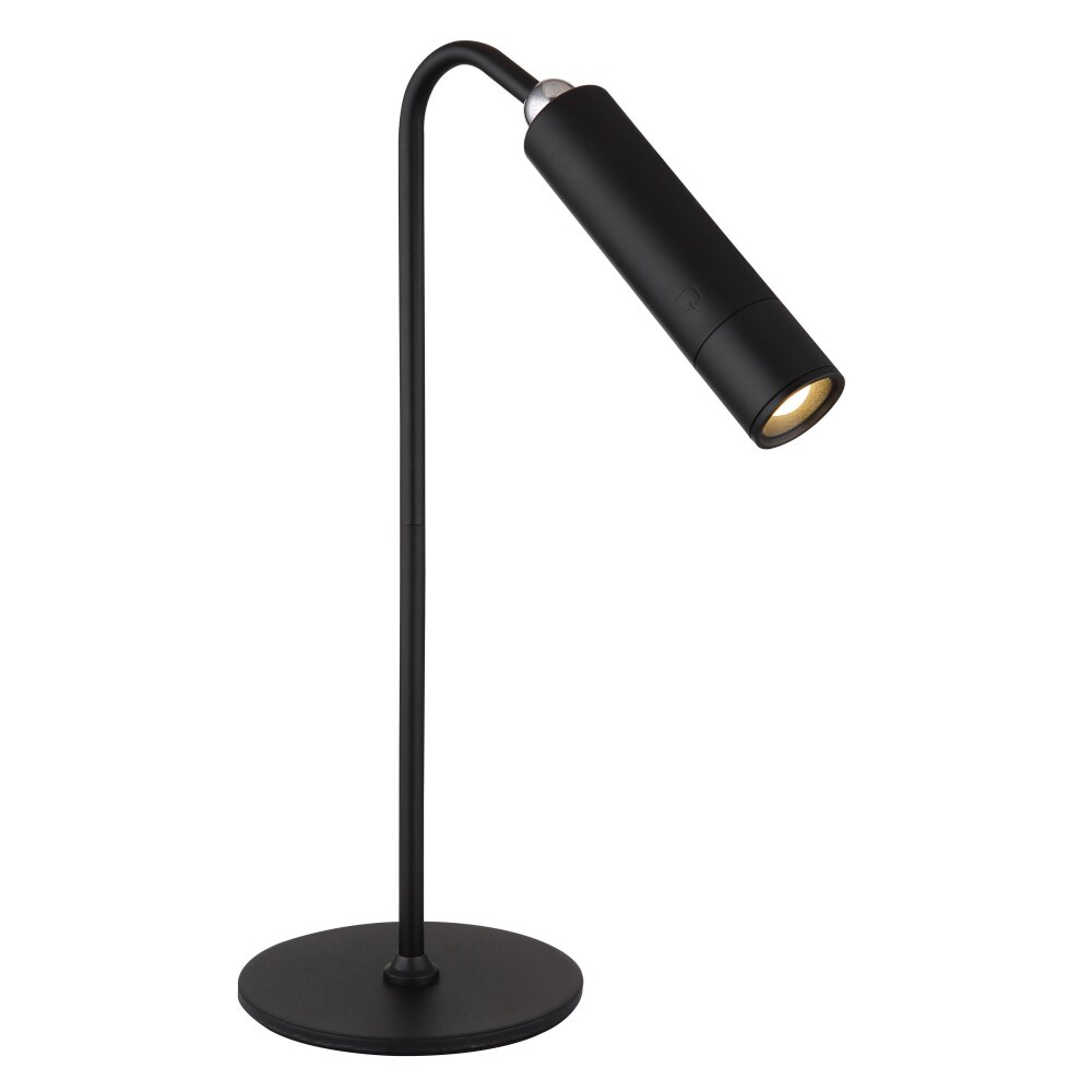 Globo Andra Tafellamp LED Chroom, Zwart, 1-licht main product photo