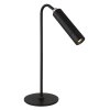 Globo Andra Tafellamp LED Chroom, Zwart, 1-licht
