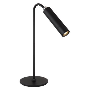 Globo Andra Tafellamp LED Chroom, Zwart, 1-licht