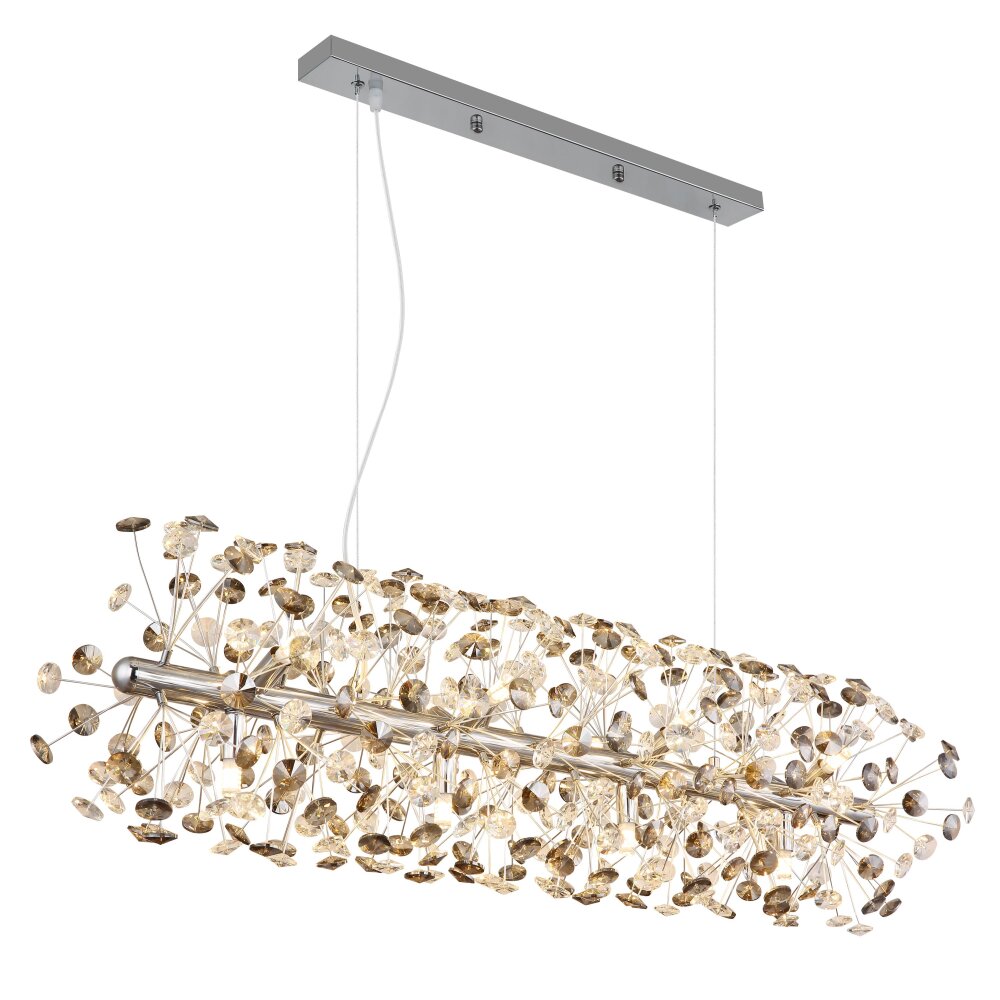 Globo Katrina Kroonluchter Chroom, 12-lichts main product photo