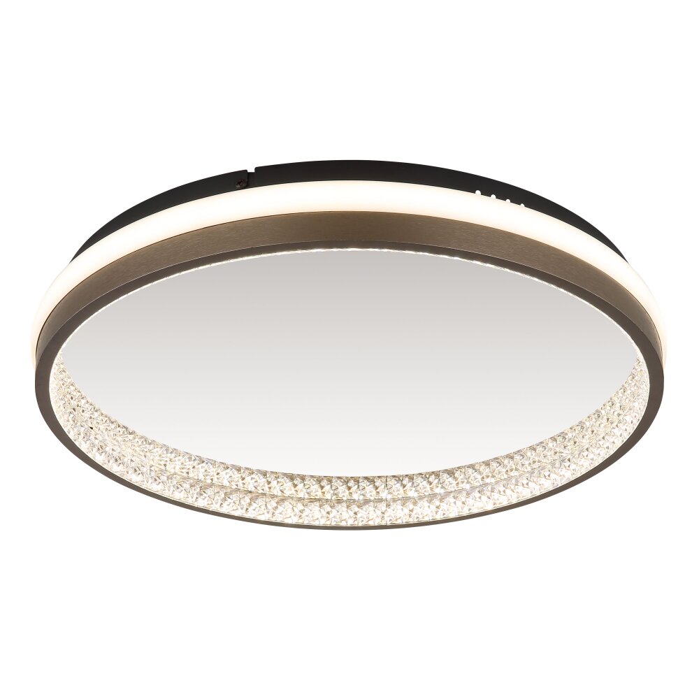 Globo Della Plafondlamp LED Zwart, 1-licht main product photo