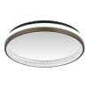Globo Della Plafondlamp LED Zwart, 1-licht