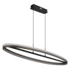 Globo Della Hanglamp LED Zwart, 1-licht
