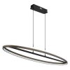 Globo Della Hanglamp LED Zwart, 1-licht