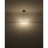 Globo Della Hanglamp LED Zwart, 1-licht