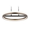 Globo Della Hanglamp LED Zwart, 1-licht
