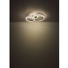 Globo Alaina Plafondlamp LED Grijs, 1-licht, Afstandsbediening
