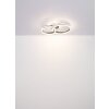 Globo Alaina Plafondlamp LED Grijs, 1-licht, Afstandsbediening