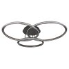 Globo Alaina Plafondlamp LED Grijs, 1-licht, Afstandsbediening