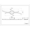 Globo Boyd Plafondlamp LED Zwart, 1-licht