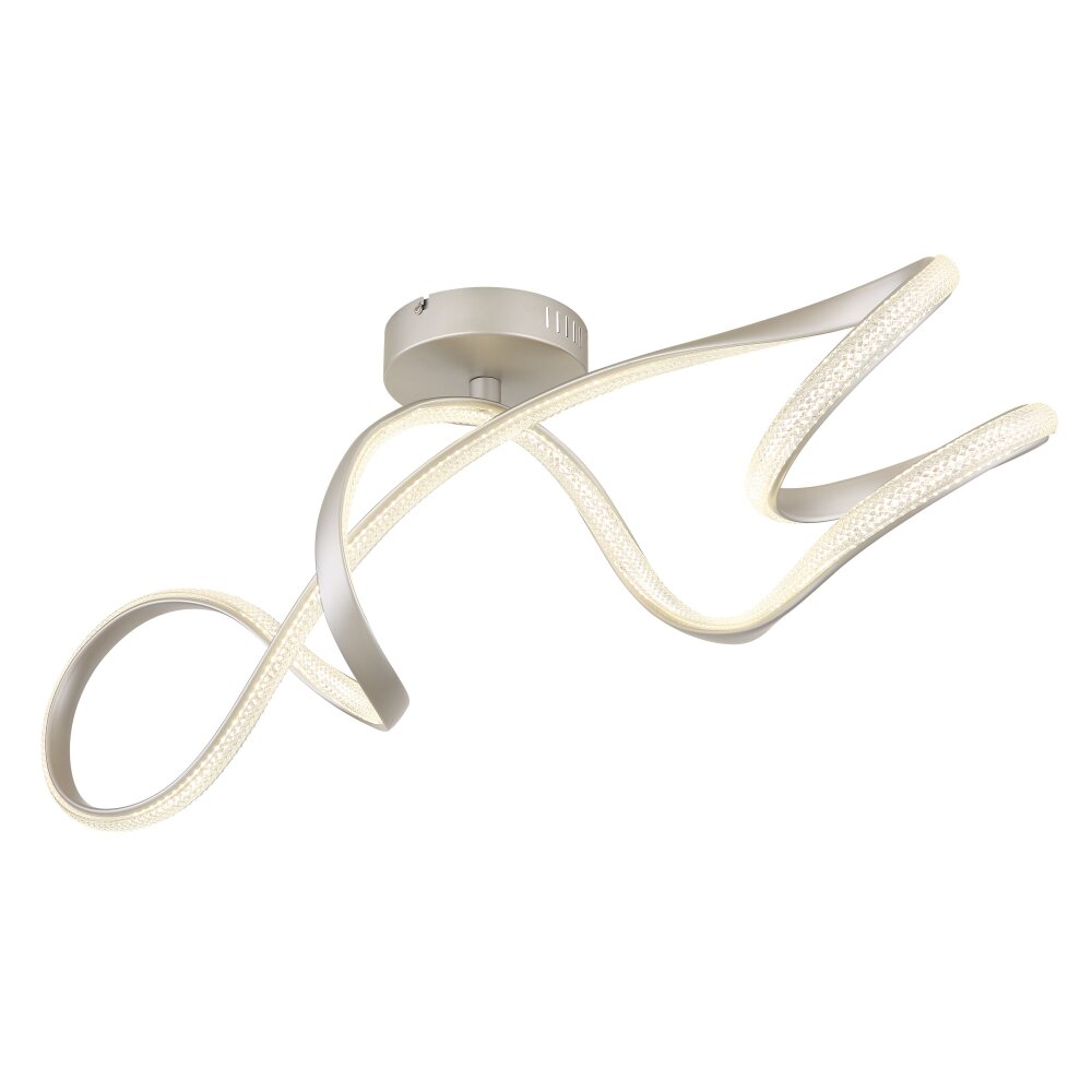 Globo Swirl Plafondlamp LED Nikkel mat, 1-licht main product photo