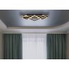 Globo Obrien Plafondlamp LED Natuurlijke kleuren, Zwart, 1-licht