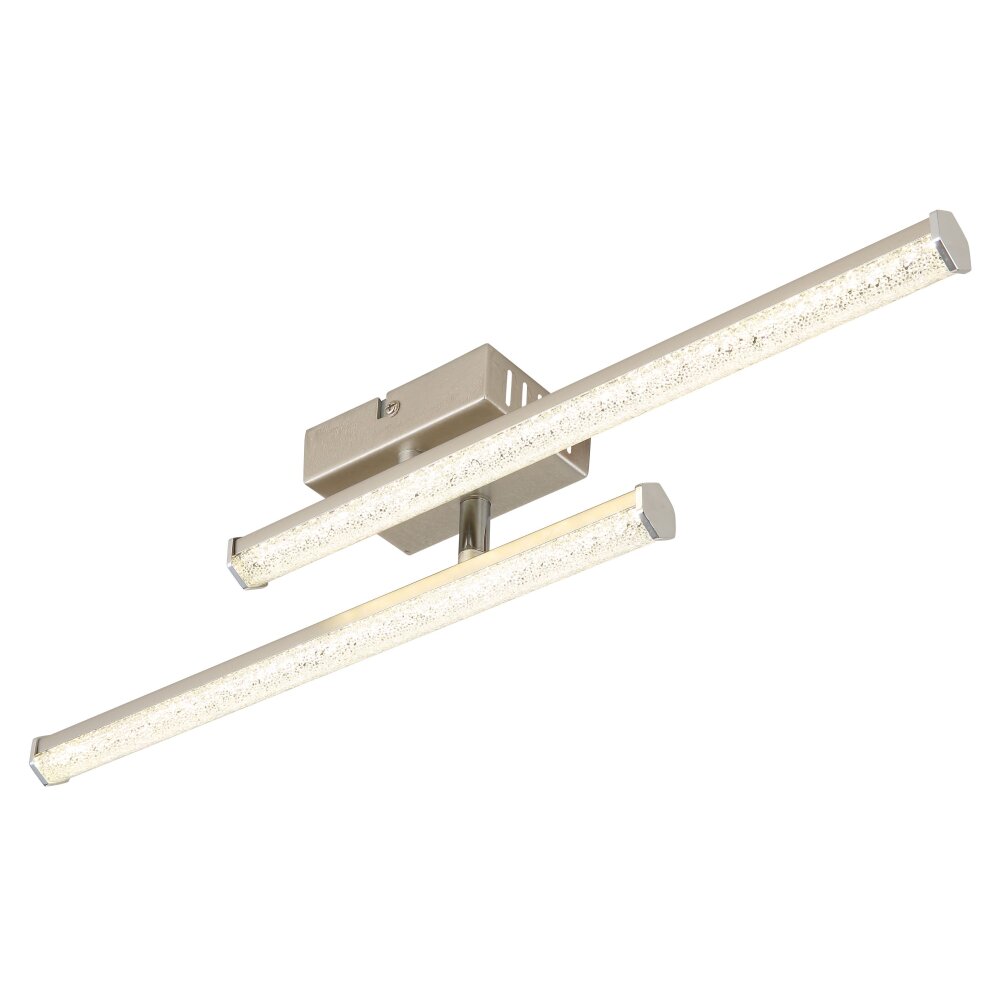 Globo Kirina Plafondlamp LED Nikkel mat, 1-licht main product photo
