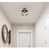 Globo Melisand Plafondlamp LED Antraciet, 1-licht