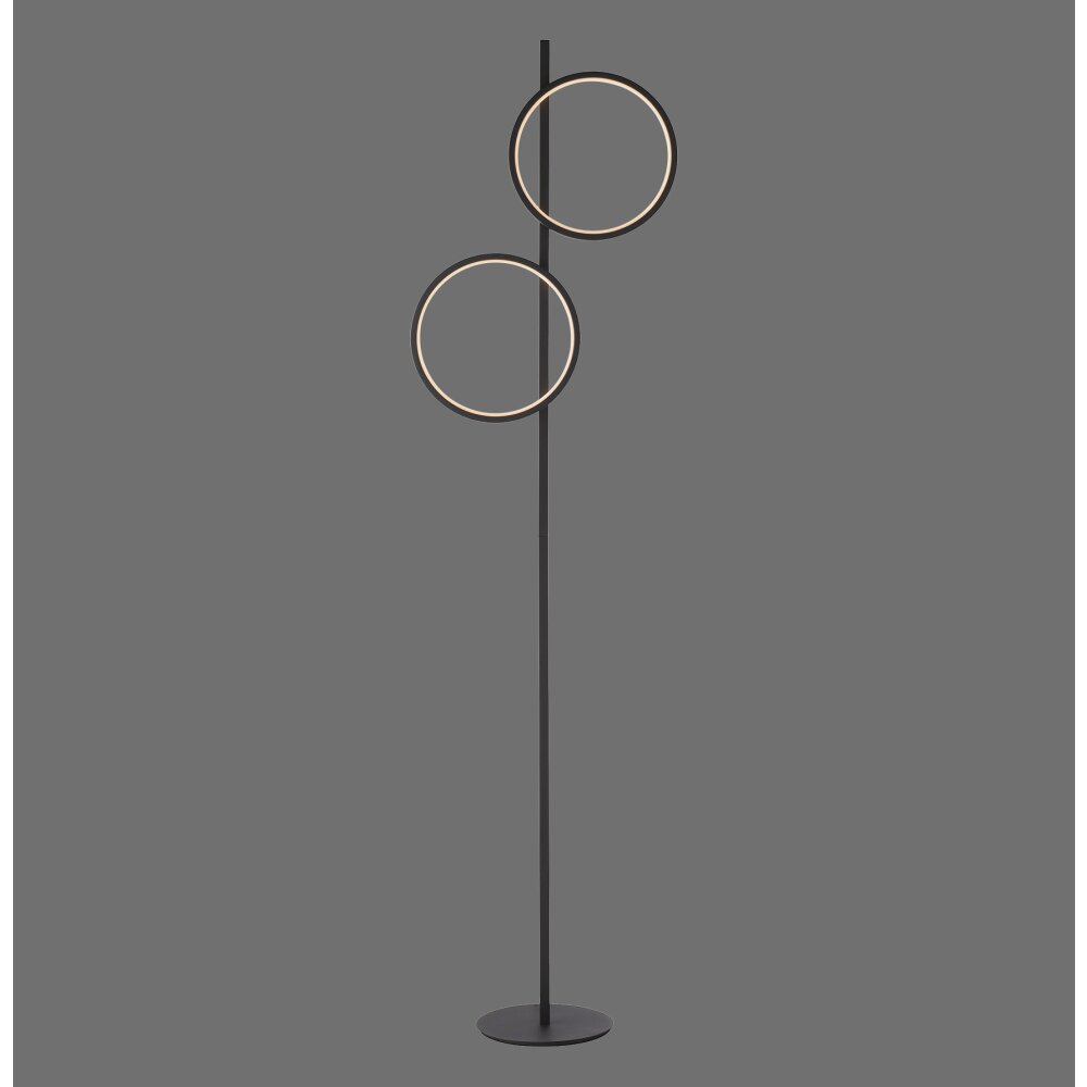 Lichten Direct RITUS Staande lamp LED Zwart, 2-lichts main product photo