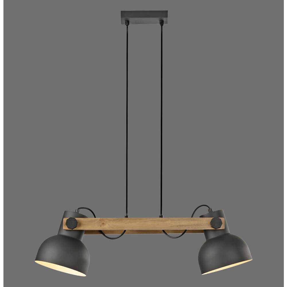 Lichten Direct 2.0 Hanglamp LED Bruin, Zwart, 2-lichts main product photo