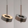 Paul Neuhaus Verlichting Q-Rotate Hanglamp LED Bruin, 1-licht, Afstandsbediening