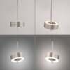 Paul Neuhaus Verlichting Q-Rotate Hanglamp LED Zilver, 3-lichts, Afstandsbediening
