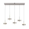 Paul Neuhaus Q-Serie Q-Rotate Hanglamp LED Zilver, 5-lichts Paul Neuhaus Q-Serie Q-Rotate Hanglamp LED Zilver, 5-lichts