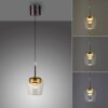 Paul Neuhaus Q-Serie Q-Kon Hanglamp LED Bruin, 1-licht, Afstandsbediening
