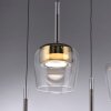 Paul Neuhaus Q-Serie Q-Kon Hanglamp LED Bruin, 1-licht, Afstandsbediening