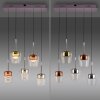 Paul Neuhaus Verlichting Q-Kon Hanglamp LED Bruin, 5-lichts, Afstandsbediening