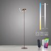 Paul Neuhaus Q-Serie Q-Rotate Staande lamp LED Bruin, 1-licht, Afstandsbediening Paul Neuhaus Q-Serie Q-Rotate Staande lamp LED Bruin, 1-licht, Afstandsbediening