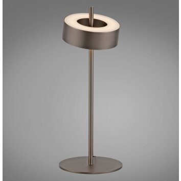 Paul Neuhaus Q-Serie Q-Rotate Tafellamp LED Bruin, 1-licht, Afstandsbediening Paul Neuhaus Q-Serie Q-Rotate Tafellamp LED Bruin, 1-licht, Afstandsbediening