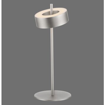 Paul Neuhaus Q-Serie Q-Rotate Tafellamp LED Zilver, 1-licht Paul Neuhaus Q-Serie Q-Rotate Tafellamp LED Zilver, 1-licht