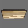 Paul Neuhaus Q-Serie Q-Akustik Wand- en plafondlamp LED Bruin, Zwart, 1-licht, Afstandsbediening