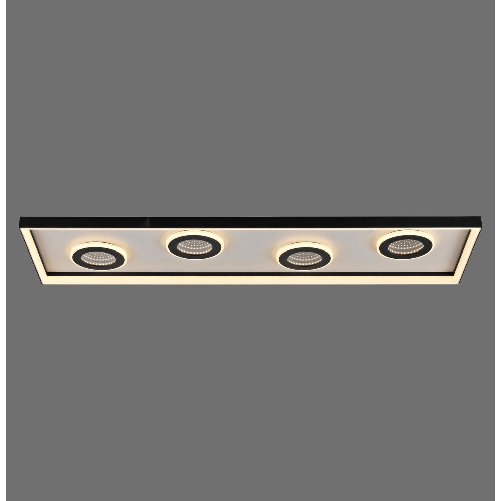 Paul Neuhaus Verlichting Dune Plafondlamp LED Zwart, 1-licht, Afstandsbediening main product photo