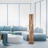 Paul Neuhaus Q-Serie Q-Akustik Staande lamp LED Bruin, Zwart, 1-licht, Afstandsbediening