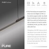Paul Neuhaus Verlichting Surface Hanglamp LED Grijs, 1-licht