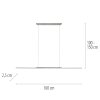 Paul Neuhaus Verlichting Surface Hanglamp LED Grijs, 1-licht