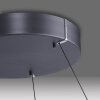 Paul Neuhaus Verlichting E-Clipse Hanglamp LED Grijs, 2-lichts, Afstandsbediening