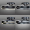 Paul Neuhaus Verlichting Loop Plafondlamp LED Grijs, 2-lichts, Afstandsbediening