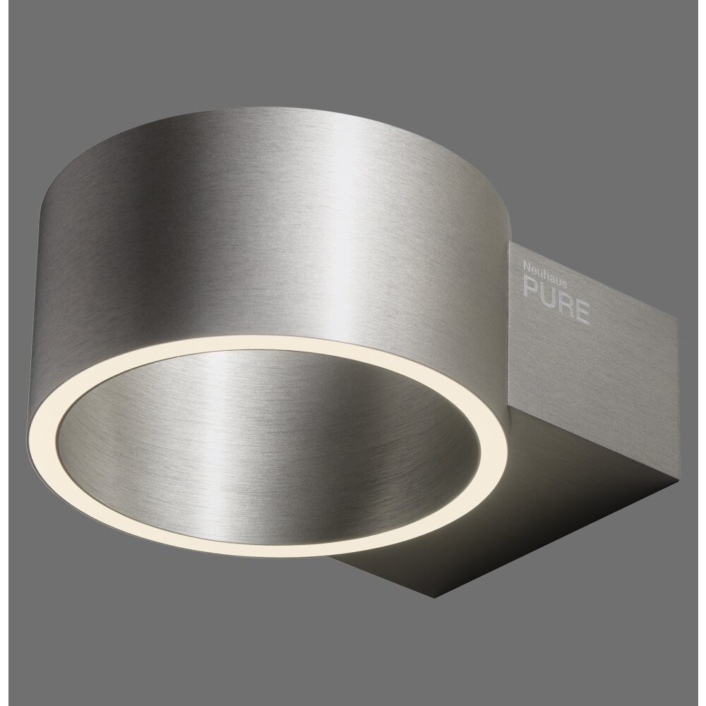 Paul Neuhaus Verlichting Clipse Wandlamp LED Zilver, 2-lichts main product photo