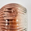 Ripoll Kogellampje, Wandlamp Duidelijk, Koperkleurig, 3-lichts