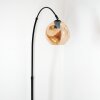 Ripoll Staande lamp, Booglampen Zwart, 1-licht