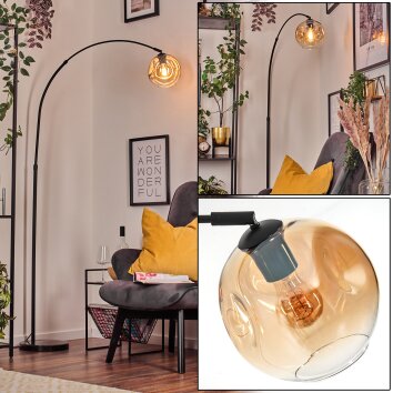 Ripoll Staande lamp Zwart, 1-licht