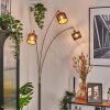 Cando Staande lamp Nikkel mat, Zwart, 3-lichts